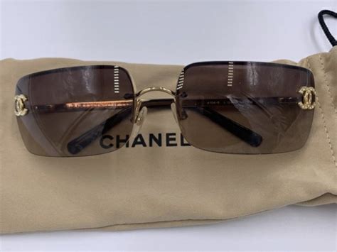 chanel diamante sunglasses w/ rhinestones